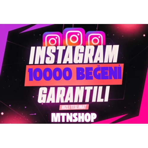  İNSTAGRAM 10.000 BEĞENİ !!